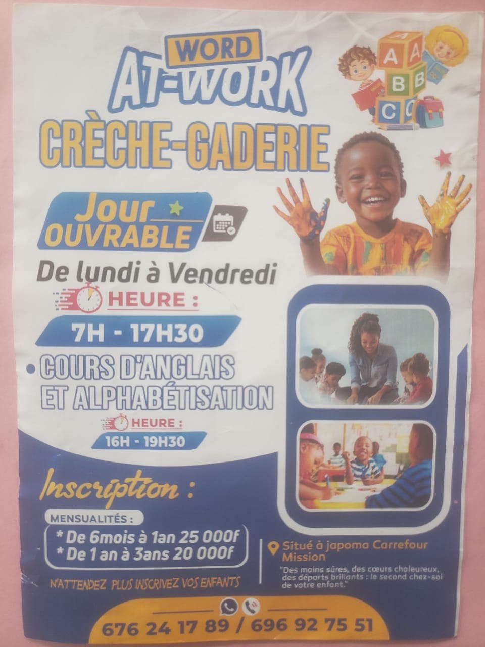 Flyer WORD AT-WORK Crèche-Garderie